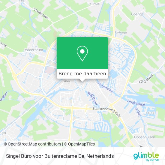 Singel Buro voor Buitenreclame De kaart