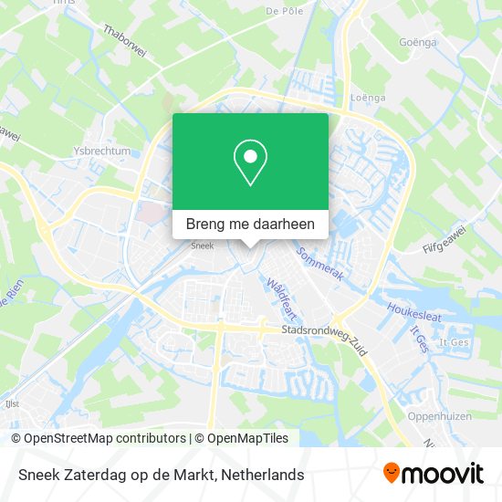 Sneek Zaterdag op de Markt kaart