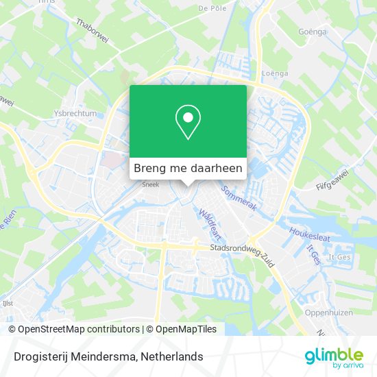 Drogisterij Meindersma kaart