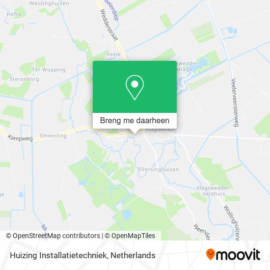 Huizing Installatietechniek kaart