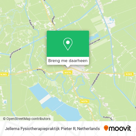 Jellema Fysiotherapiepraktijk Pieter R kaart