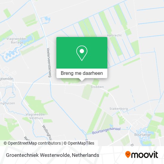 Groentechniek Westerwolde kaart