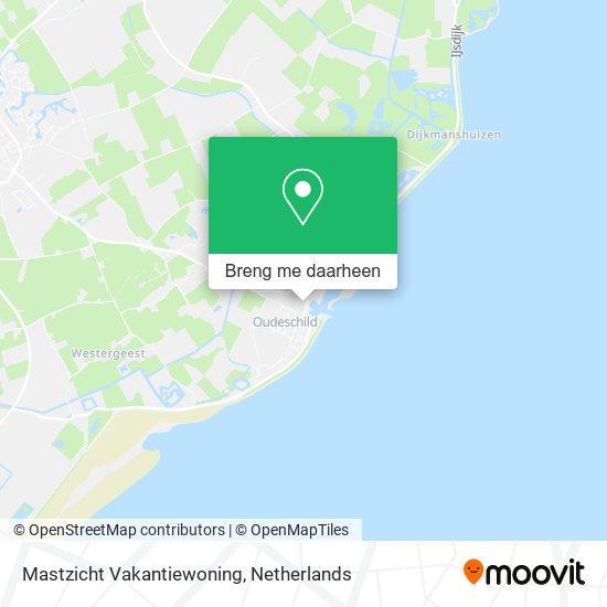 Mastzicht Vakantiewoning kaart