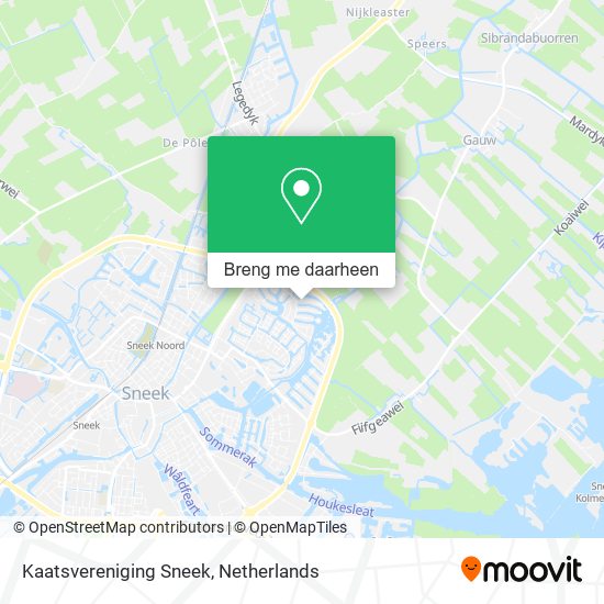 Kaatsvereniging Sneek kaart