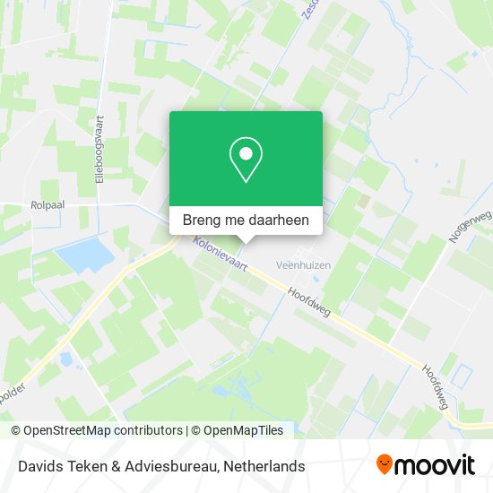 Davids Teken & Adviesbureau kaart