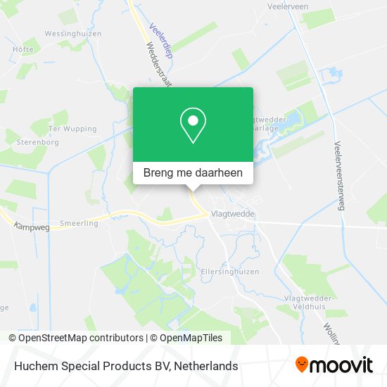 Huchem Special Products BV kaart