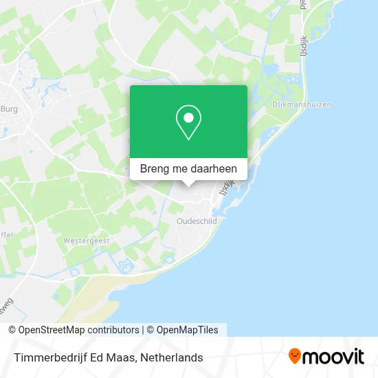 Timmerbedrijf Ed Maas kaart