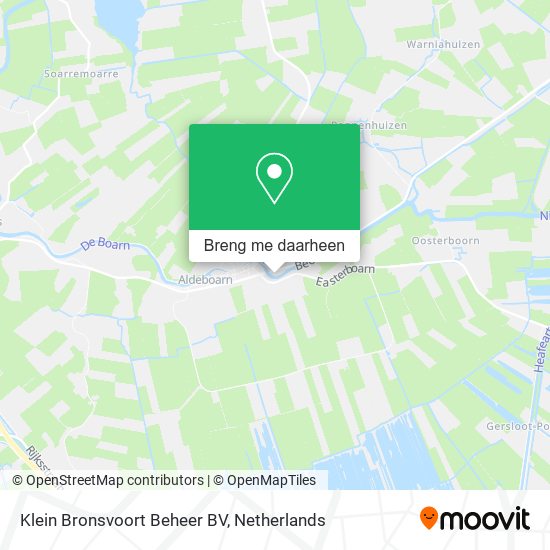 Klein Bronsvoort Beheer BV kaart