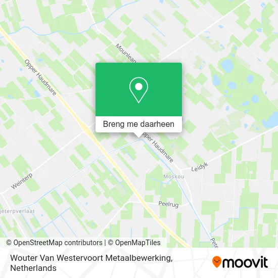 Wouter Van Westervoort Metaalbewerking kaart