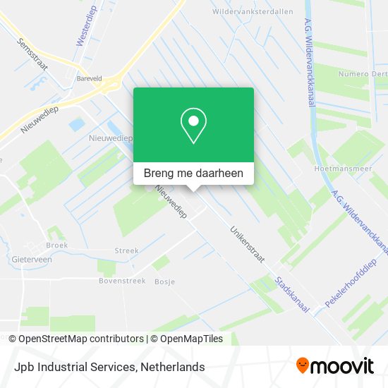 Jpb Industrial Services kaart