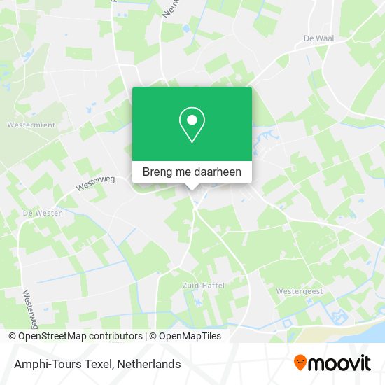 Amphi-Tours Texel kaart