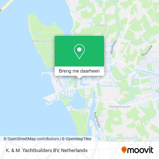 K. & M. Yachtbuilders BV kaart
