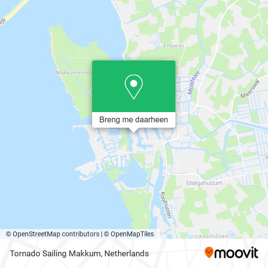 Tornado Sailing Makkum kaart