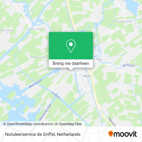 Notuleerservice de Griffel kaart