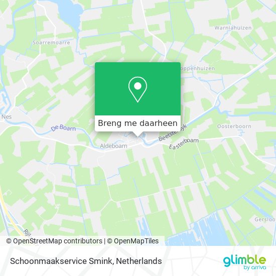 Schoonmaakservice Smink kaart