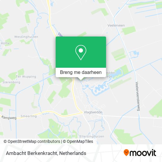Ambacht Berkenkracht kaart