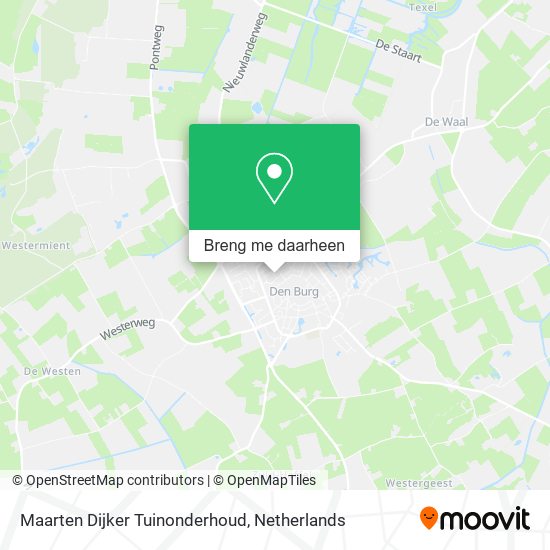 Maarten Dijker Tuinonderhoud kaart