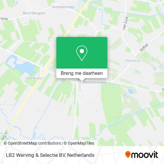 LB2 Werving & Selectie BV kaart