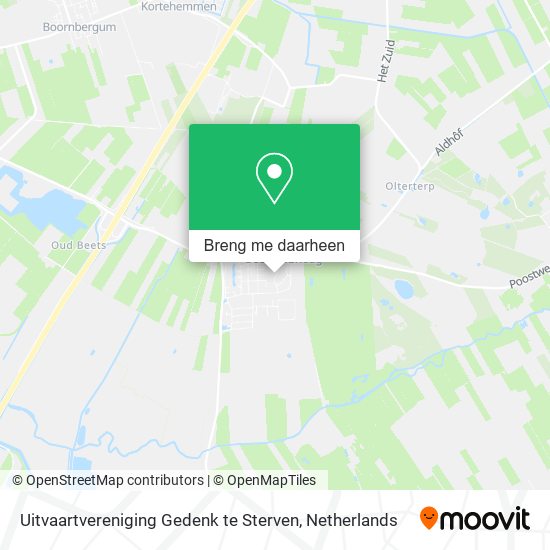 Uitvaartvereniging Gedenk te Sterven kaart