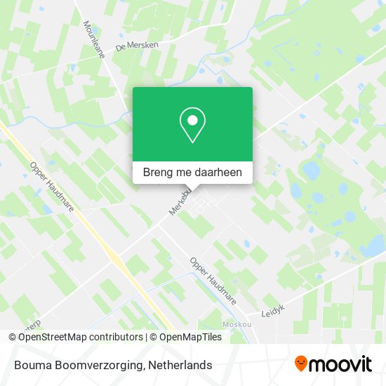 Bouma Boomverzorging kaart