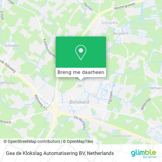 Gea de Klokslag Automatisering BV kaart