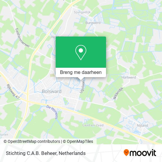 Stichting C.A.B. Beheer kaart