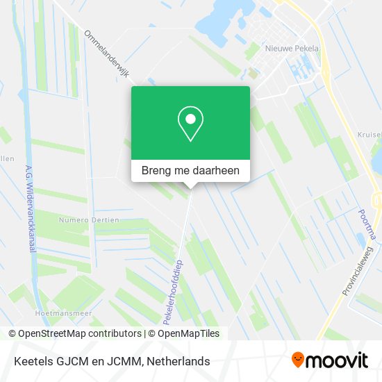 Keetels GJCM en JCMM kaart