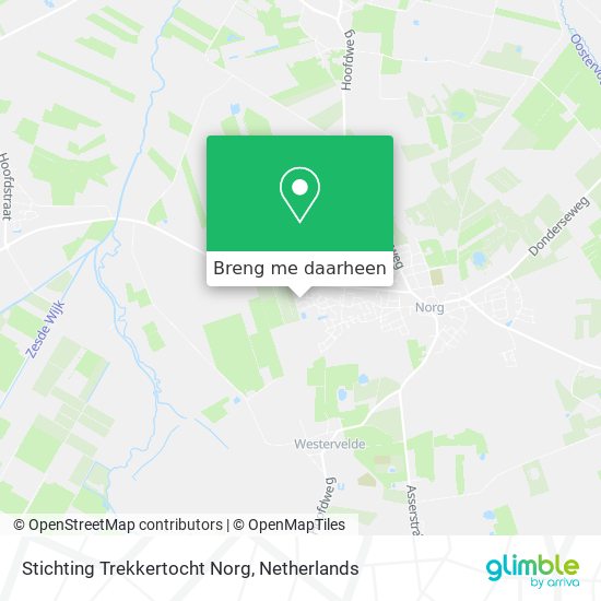 Stichting Trekkertocht Norg kaart