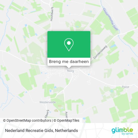 Nederland Recreatie Gids kaart