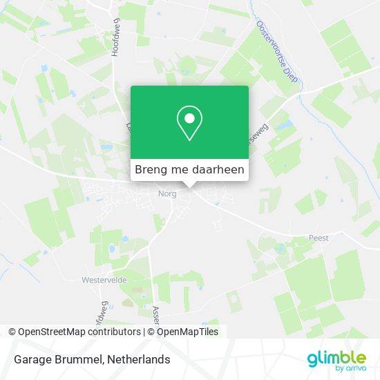 Garage Brummel kaart