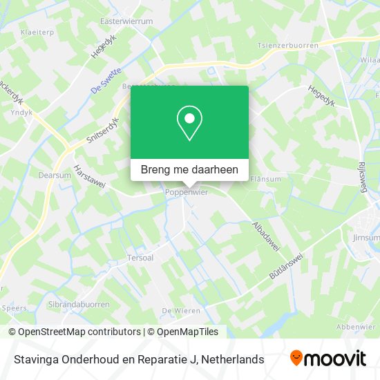 Stavinga Onderhoud en Reparatie J kaart
