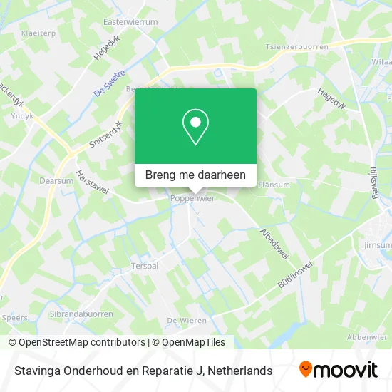 Stavinga Onderhoud en Reparatie J kaart