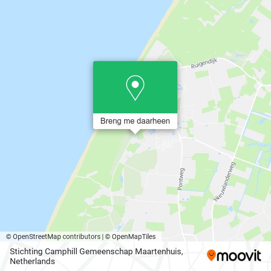 Stichting Camphill Gemeenschap Maartenhuis kaart