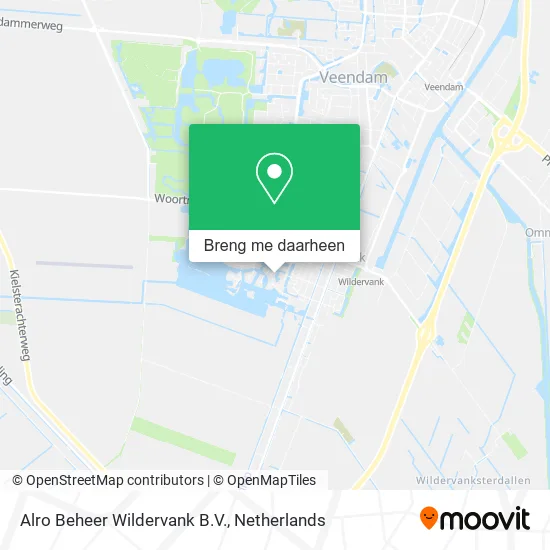 Alro Beheer Wildervank B.V. kaart