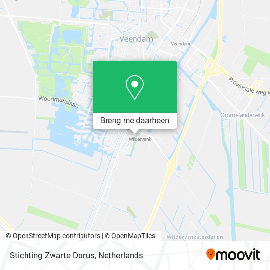 Stichting Zwarte Dorus kaart