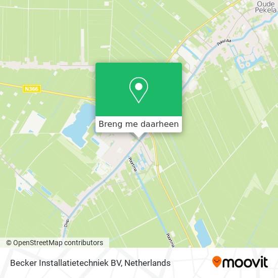 Becker Installatietechniek BV kaart