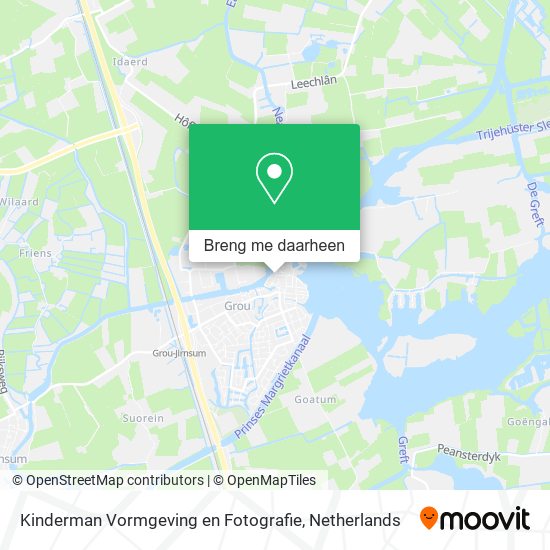Kinderman Vormgeving en Fotografie kaart