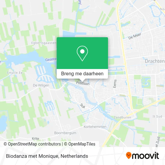 Biodanza met Monique kaart