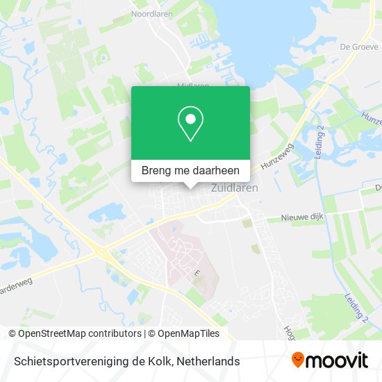 Schietsportvereniging de Kolk kaart