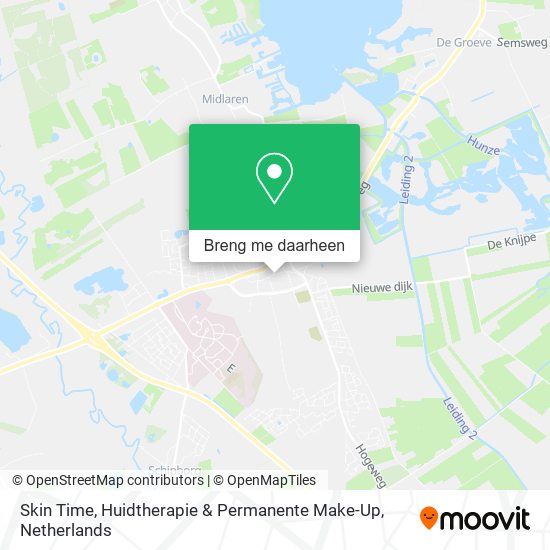 Skin Time, Huidtherapie & Permanente Make-Up kaart