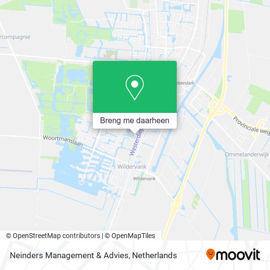 Neinders Management & Advies kaart