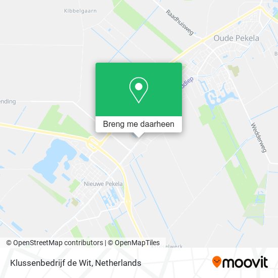 Klussenbedrijf de Wit kaart