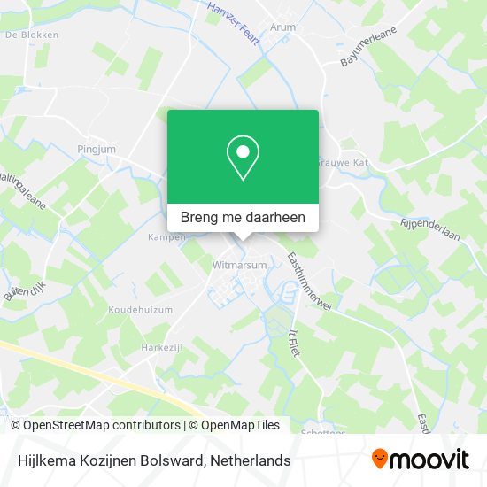 Hijlkema Kozijnen Bolsward kaart