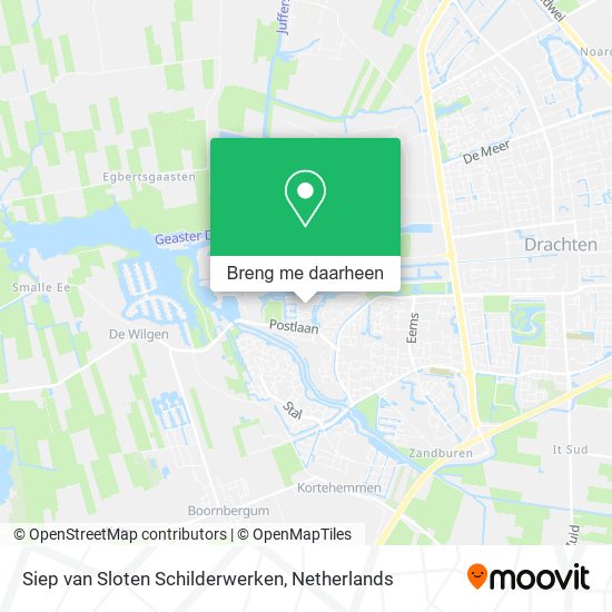 Siep van Sloten Schilderwerken kaart
