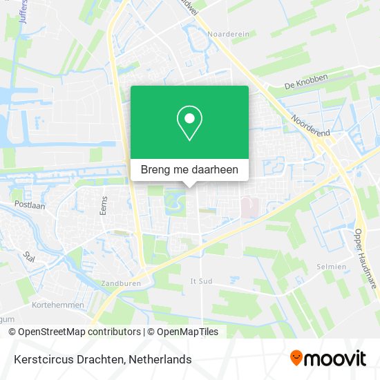 Kerstcircus Drachten kaart