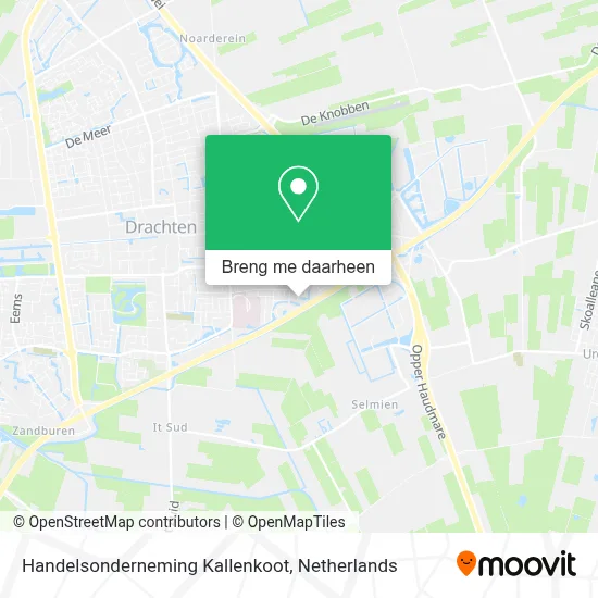 Handelsonderneming Kallenkoot kaart