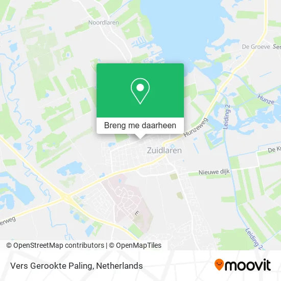 Vers Gerookte Paling kaart