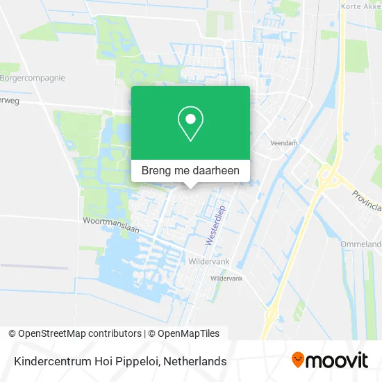 Kindercentrum Hoi Pippeloi kaart