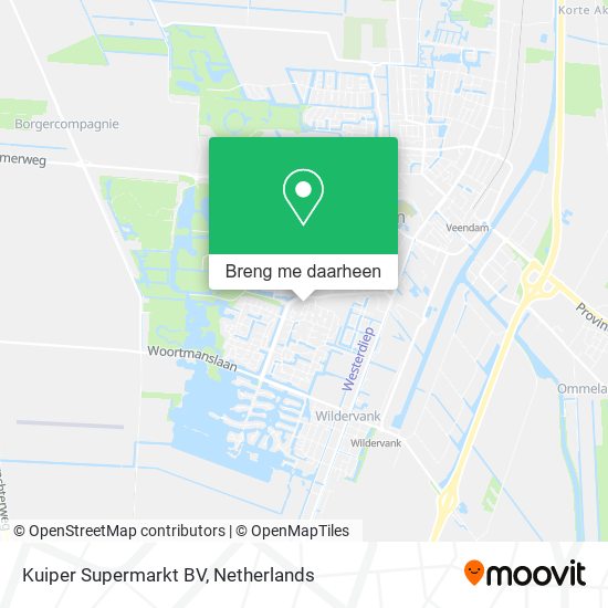 Kuiper Supermarkt BV kaart