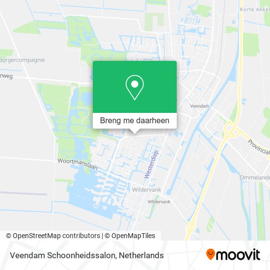 Veendam Schoonheidssalon kaart